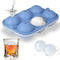 Ice Ball Maker, TINANA Reusable 2.5 Inch Ice Cube Trays, Easy Release Silicone Round Ice Sphere Tray with Lids & Funnel for Whiskey, Cocktails & B...
