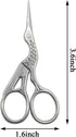 YOOHUA 6PCS Stork Scissors, Crane Design Sewing Scissors Stainless Steel Tip Dressmaker Shears DIY Tools for Embroidery, Craft, Needle Work, Art W...