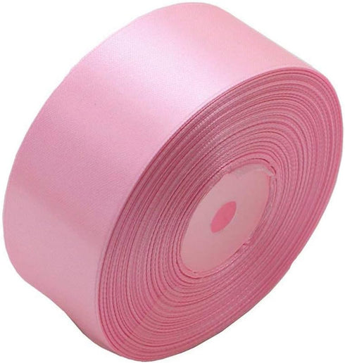 1.5" Single Face Satin Ribbon 50 Yards Roll for Gift Wrap Sewing Projects Crafting Projects DIY Bow Wedding Decoration (Pink)...