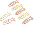 Carrot Shape 20pcs Paper Clips with Clear Box, Rose Gold and Yellow Gold, Funny Cute Paperclips Bookmarks Planner Clips for Fun Office Supplies Sc...