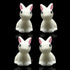 Art&Beauty 24pcs Mini Resin Rabbits Easter Bunny Miniature Figurines Fairy Garden Miniature Moss Landscape DIY Ornaments Decorations Succulents Pl...