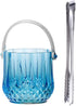 Acrylic Champagne Bucket with Stainless Steel Ice Tongs Portable Ice Bucket Clear Ice Container Reusable Wine Bucket Transaprent Beer Bucket for H...