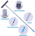 Grout Brush with Long Handle - Heavy Duty Grout Cleaner Brush for Tile Floors, Swivel Stiff Bristles Grout Scrubber Cleaning Tool, Floor Scrub Bru...