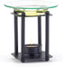 Gifts & Decor Zingz & Thingz Art Deco Collection Structural Metal Oil Warmer, Art, 3.875x3.875x4.5...