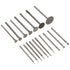 Stone Carving Set 17pcs T Shape Industry Tool Emery Carborundum Polishing Kits Stone Carving Set Carving, Engraving, Grinding...