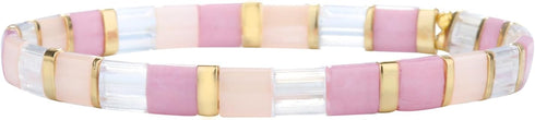 KELITCH Women Flexible Stretch Bracelets Tila Miyuki Beaded Bracelets Handmade Boho Bracelets Fantastic Souvenirs (1B)...