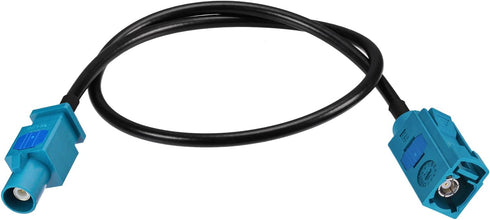 Bingfu Fakra Z Female to Male Vehicle Antenna Extension Cable 30cm 12 inch for Car Stereo Android Head Unit GPS Navigation FM AM Radio Sirius XM S...