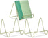 BANBERRY DESIGNS Wire Easel Display Stand Plate Holders - Smooth Plated Brass Metal - 6" H - Set of 3...