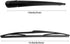 Rear Windshield Wiper Arm & Wiper Blade Set for 2004-2009 MAZDA 3 Rear Windshield Back Wiper Arm Blade Replacement OEM Number BP4K67421, BP4K-67-4...
