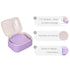 Narwey Travel Makeup Bag Large Cosmetic Bag Make up Case Organizer for Women (Light Purple)...