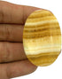 crystalmiracle Calcite Worry Stone Crystal Healing Reiki Feng Shui Pocket Thumbstone Wellness Positive Energy Gift...