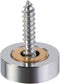 20 PCS Screw Covers Decorative Caps (Solid Construction) Mirror Screws Fasteners, 3/5" Diameter, Chrome...