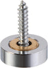 20 PCS Screw Covers Decorative Caps (Solid Construction) Mirror Screws Fasteners, 3/5" Diameter, Chrome...