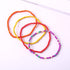 17pcs Bohemian Stackable Multilayer Elastic Bracelets - Handmade Seed Beaded Jewelry for Women & Girls...
