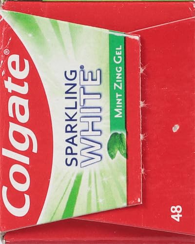 Colgate, Sparkling White Baking Soda Anticavity Fluoride Toothpaste Zing oz, Mint, 6 Ounce...