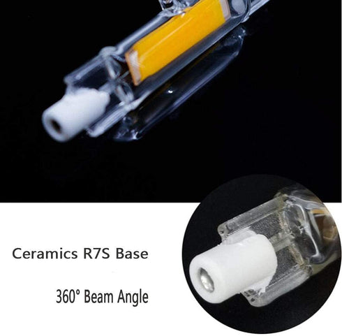 15W 118mm R7S LED Bulbs(2 Pack) 150W Halogen Enquivalent J-Type 120V Dimmable T3 R7s Base Double Ended Flood Light 3000K Warm White for Landscape ...
