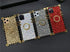 A13 for Samsung Galaxy A13 5G Bling Case,Luxury Bling Glitter Sparkle Cute Gold Square Corner Soft Trunk Cover with Finger Ring Grip Kickstand Pho...