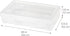 IRIS USA Pencil Case Plastic Pouch Box Storage Organizer for Beads, Pens, and Art Supplies, 10-Pack, Stackable Container with Snap Lid for Jewelry...