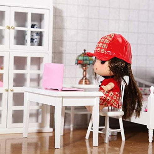 Dollhouse Decoration Miniature Accessories Dollhouse Computer Laptop Tablet Phone Simulation Accessories for Doll 1/6 1/12 Miniatures Play Set - 3...