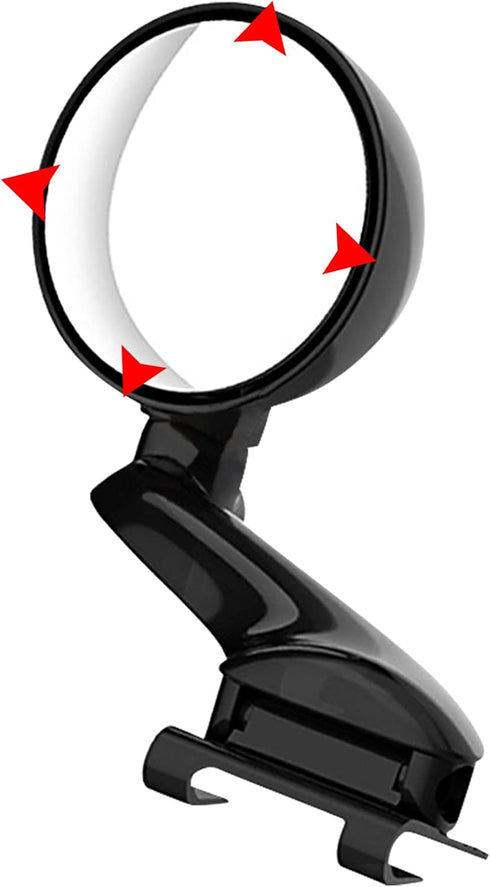 Biqing Car Blind Spot Mirrors,Universal Modified Rearview Mirror Multifunction Adjustable Car Auxiliary Wide Angle Mirror Blind Spot Side Rear Vie...