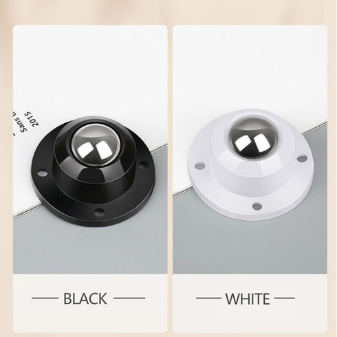 Self Adhesive Caster Wheels for Furniture,Storage Box,Trash Can,PC Stainless Steel Universal Pulley 360 Degree Rotating Adhesive Caster Wheels 1 I...