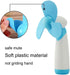 JDYYICZ Mini Handheld Fan Personal Fan Battery Soft Foam Blades Powered for Home and Travel (Blue 1pcs)...