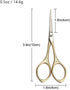 Small Embroidery Scissors, 3.9in Stainless Steel Sharp Craft Shears for Sewing, Art Work, Threading, Needlework Small Projects...