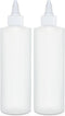 BRIGHTFROM Condiment Squeeze Bottles, 8 OZ Empty Squirt Bottle with Twist Top Cap, Leak Proof - Great for Ketchup, Mustard, Syrup, Sauces, Dressin...