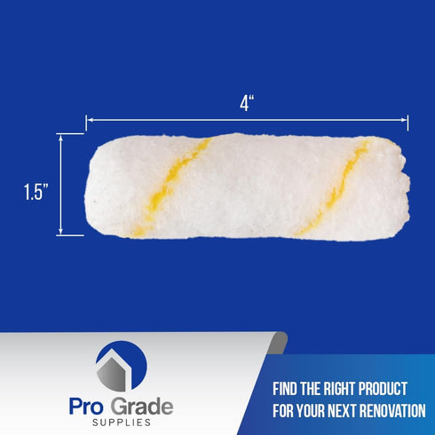 Pro Grade Paint Roller Cover Set,Wall Painting Roller Naps for Professional or Home Owners with All Paints and Stains. Paint Roller Covers are for...