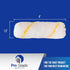 Pro Grade Paint Roller Cover Set,Wall Painting Roller Naps for Professional or Home Owners with All Paints and Stains. Paint Roller Covers are for...
