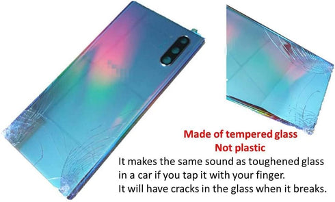 Galaxy Note 10 Plus Back Cover Glass Housing Door Replacement with Camera Lens Parts for Samsung Galaxy Note10+ Note10 Plus 5G +Tools (Aura Glow)...
