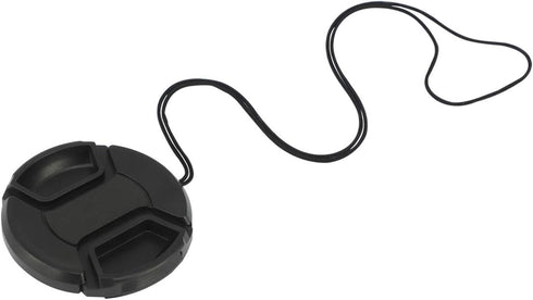 Haoge 55mm Center Pinch Snap On Front Lens Cap Cover with Cap Keeper for Canon Nikon Sony Fujifilm Sigma Tamron and Other 55mm Filter Thread Lens...