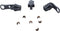 YKK Zipper Repair Kit Solution, 5 Molded Reversible Fancy Pulls Vislon Slider (Made in USA) - 3 Pulls Per Pack - Medium Grey 3pcs...