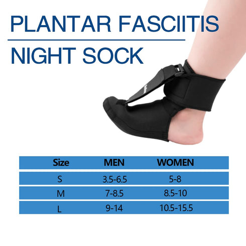 Plantar Fasciitis Night Splint Sock - Soft Plantar Fascia Brace for Sleeping, Achilles Tendonitis, Foot Drop, Heel Pain - Plantar Fasciitis Relief...