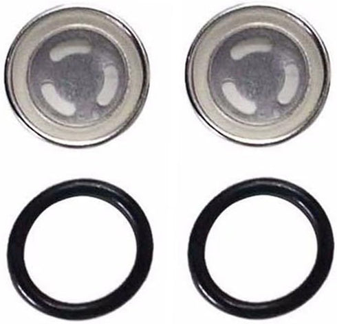 HURI 2set Brake Master Cylinder Sight Glass with O Ring for 50cc 125cc 150cc 250cc Scooter Dirt Bike ATV...