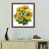 HUKI Stamped Cross Stitch Kits for Adults 11CT Counted Cross Stitch Kits for Beginners Embroidery Kits with Sunflower Pattern Cloth, Needles, Flos...