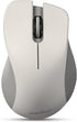 Perixx PERIMICE-621M Wireless Mouse - Silent Click with Ergo Design - Compatible for Desktop and Laptop PC - Wireless 2.4 GHz - Beige...