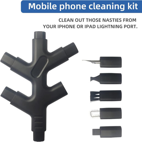 iPhone Cleaning Kit,iPhone Charging Port Cleaning Tool,Restore Tool for iPad Pro Watch Cell Phone Charging Port......