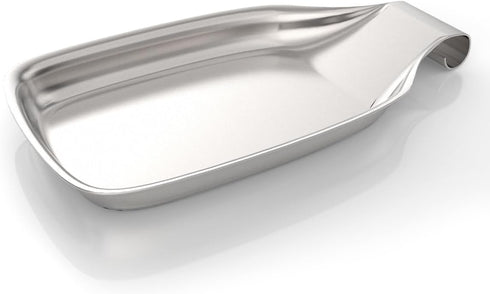 Spoon Rest for Stove Top, 8 X 4 Inch Large Stainless Steel Spoon Rest Heavy Duty Holder for Kitchen, Spatula Ladle, Brush and Other Cooking Utensi...