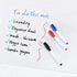 Chalkboard Wall Sticker Blackboard Decor PVC Self Adhesive DIY Removable Reusable Erasable Wallpaper for Door Fridge (White)...