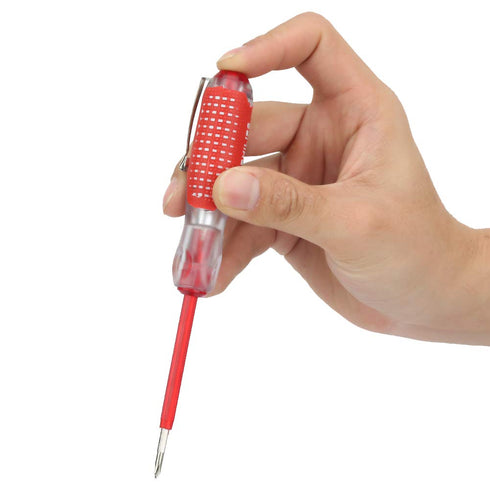 Test Pen Screwdriver Electronic Pencil Electricity Wires Electrical Sensor Rod Safety Plastic Measuring Current Passes Durable Safe Anti Skid Shaf...