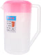Large Plastic Pitcher With Lid Juice Pot Kettle with Scale Spill Proof Pitchers Cold Water Jug for Ice Tea Juice Drink Beer Coffee Lemonade(2400ml...
