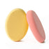 Oval Puff 2 Packs Skin Tone and Pink Make-up Egg Air Cushion Puff Beauty Egg Foundation Sponge Professional Makeup Sponge Wet and Dry...