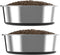 5mm Thick Stainless Steel Dog Bowls, Non-Slip with Silicone Base Cat Dishes, 4 Cups Food Grade BPA Free, Less Sliding, Premium Water and Food Pat ...