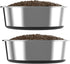5mm Thick Stainless Steel Dog Bowls, Non-Slip with Silicone Base Cat Dishes, 4 Cups Food Grade BPA Free, Less Sliding, Premium Water and Food Pat ...