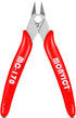 MONVICT 5 Inch Micro Wire Cutters, Flush Cutters with Ultra Sharp Cutting Edge & Opening Spring Precision Small Side Cutting Pliers Tools Perfect ...