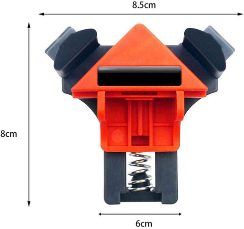 Angle Clamps 4PCS Right Angle Fixing Clip,Multi-function woodworking right angle clamp Adjustable Swing Corner Clamp, Corner Clip Fixer for Weldin...