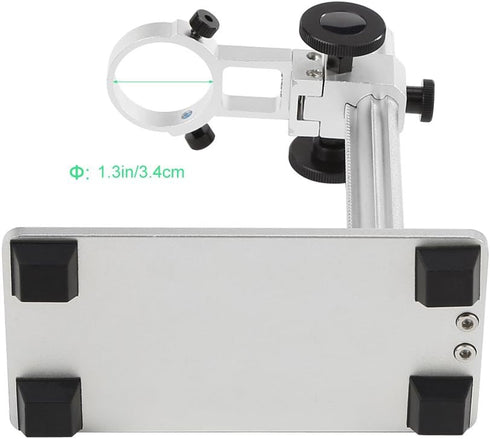 Koolertron Aluminum Alloy Microscope Stand Portable Adjustable Manual Focus Digital USB Microscope Holder Support Adjusted Up and Down...