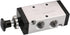 Baomain Hand Pull Valve 2 Position 5 Way G3/8 Air Hand Lever Operated Valve Pneumatic Solenoid Valve Manual Control Push-Pull 4R310-10...