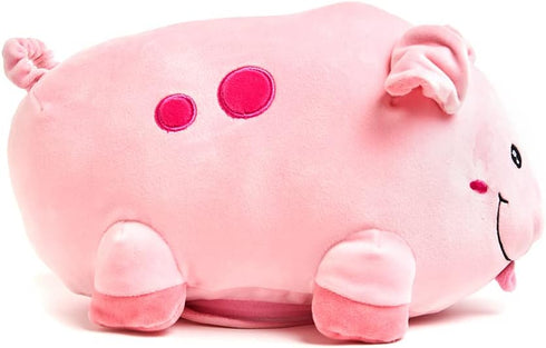 Cuddle Barn - Jiggly Wigglies Piggy | Animated Interactive Stuffed Animal Pig Plush Toy Game Plays Pop Goes The Weasel and Comes with Cards, 11 in...